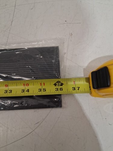 ALUMINUM FLOOR TRANSITION THRESHOLD STRIP - 36" - BLACK image 4