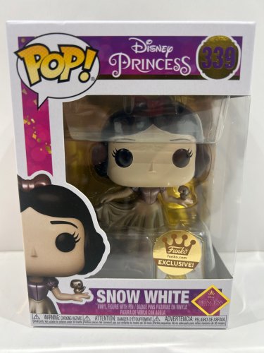 Funko pop! **funko exclusive** Disney princess - Snow White with pin vinyl figure (#339) image 2
