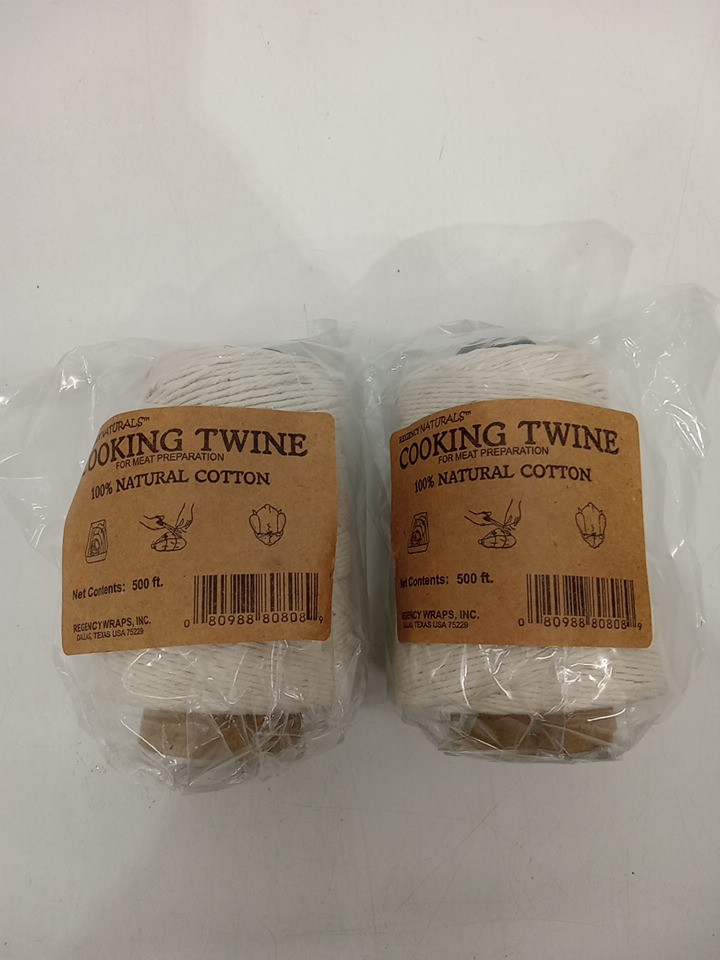 2 Regency wraps Naturals 100% Cotton Cooking Twine for meat preparation - 500ft / each - white image 3
