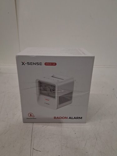 X-sense wireless radon detector with audible and visual alarm -white (model: xr0b-sr) image 2
