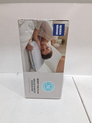 MARTHA STEWART MEMORY FOAM COOLING PILLOW - QUEEN (18" X 28") (MODEL: 1392500) image 2