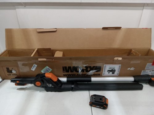 WORX POWER SHARE 2-IN-1 EXTENDABLE CORDLESS HEDGE TRIMMER - 20" BLADE/20V - ORANGE (MODEL: WG252.9 image 3