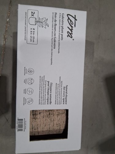 2pk tera galesro planter clay pots/planter clay planters - 9" - murgia/matera/brown(Model: 1992343) image 2