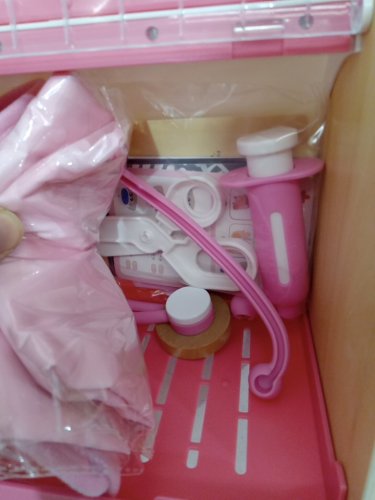 TopBright Care Pets Dr. Dog Play Set with Stethoscope - Pink/Brown image 4