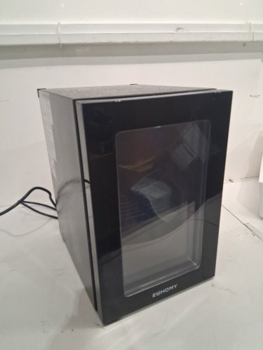 EUHOMY BEVERAGE REFRIGERATOR COOLER WITH 40°F-61°F DIGITAL TEMPERATURE CONTROL - 18L (HOLDS 25 CANS) - BLACK (MODEL: FWC008-11BL-CAEH /‎ WC-6B) image 5