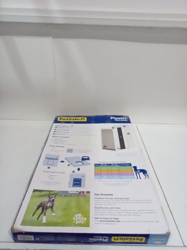 PetSafe Plastic Pet DOG/Cat Door with Soft Tinted Flap - Large - 12.5" x 19.75" - white (model: PPA00-10960) image 2