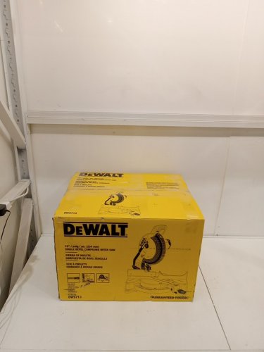 dewalt corded miter saw, 15 amp , TOOL ONLY, 10" - YELLOW (MODEL: DWS713) image 11