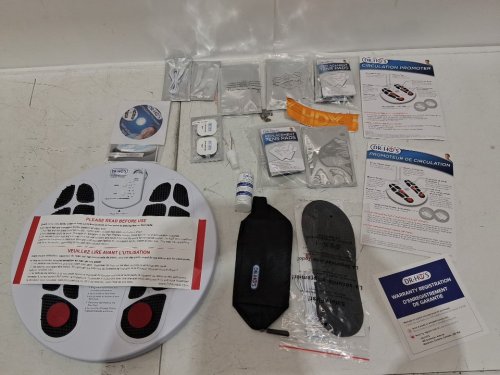 dr-ho's circulation promoter tens device pain therapy system - head to toe pain relief, improves circulation and swelling - white/black (model: cp-1) image 3