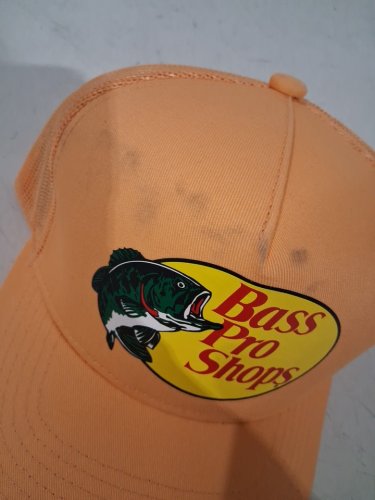 UNISEX ADULT BPS MESH BACK TRUCKER HAT - OSFM - LIGHT ORANGE (Model: 638BP-032) image 2