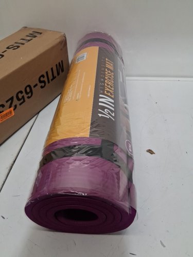 CAP Barbell High Density Exercise Yoga Mat - 68" x 24" x 0.5" - Wine/purple (model: ‎MTIS-6523-12WN) image 3