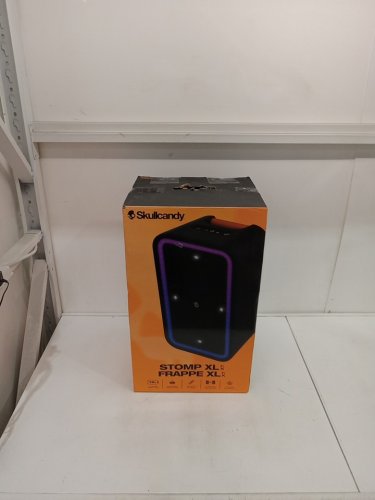 SKULLCANDY STOMP XL WIRELESS BLUETOOTH PARTY SPEAKER - INTEGRATED CARRY HANDLE​, IPX5 WATER RESISTANCE, 12-HOUR BATTERY LIFE - BLACK ORANGE (MODEL:2SKSK1851/4449801) image 10