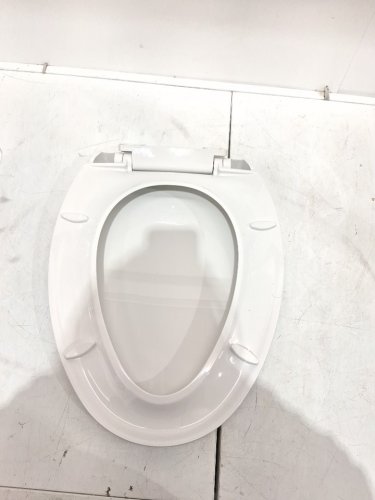 elongated Toilet Seat Slow Quiet Close - 18.5" - white (model: pho_or8la399 / 75ymq) image 4
