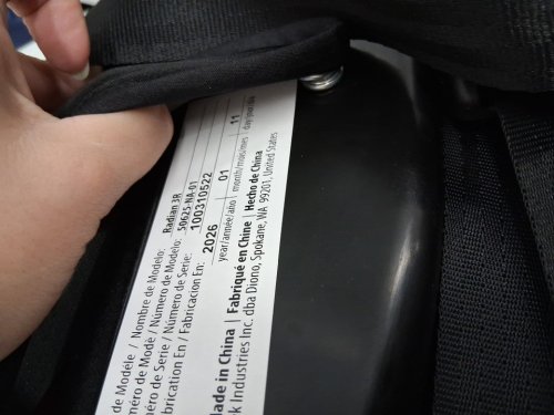 DIONO RADIAN 3R all-in-one CONVERTIBLE REAR/FORWARD FACING CAR SEAT - UP TO 10 YEARS - 119lb max - grey/black (model: 50625-na-01) image 4
