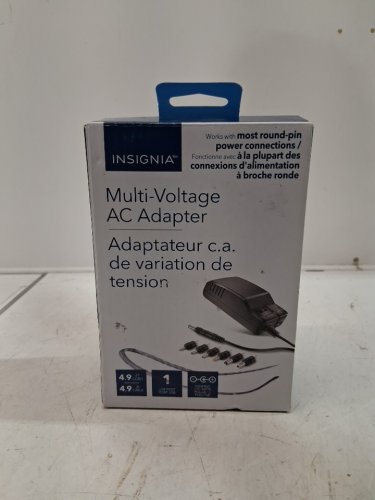 insignia multi-voltage ac power adapter - 3-12v - black (model: image 4