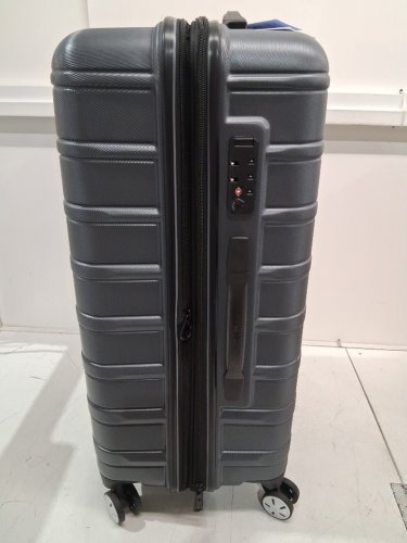 2pc Samsonite Omni 2 Hardside Expandable Spinner Luggage suitcase with telescopic handles - 22" & 24" - Solid Charcoal grey (model: 138449-3386) image 8