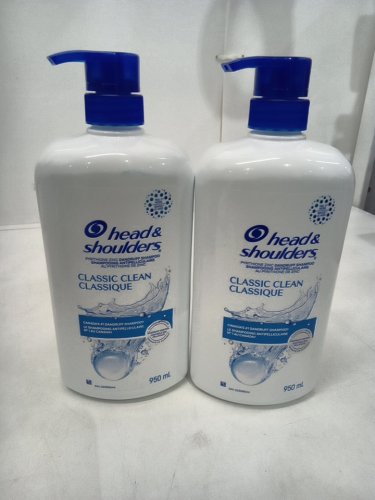 2pk HEAD AND SHOULDERS CLASSIC CLEAN ANTI DANDRUFF SHAMPOO SET - 950ML/EACH image 2