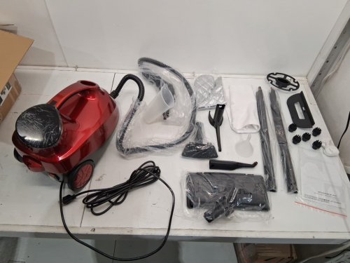 COSTWAY Heavy Duty Multi-Purpose Steam Cleaner Mop With Detachable Handheld - 2000W - RED AND BLACK - (MODEL: EP24434US-RE) image 3