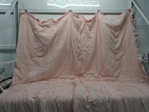 Yikush Shabby Chic Soft Ruffle Comforter - Queen- Pink image 2