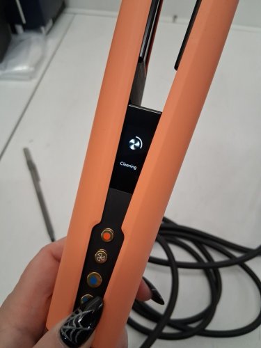 DYSON AIRSTRAIT WET TO DRY HAIR STRAIGHTENER - LIMITED EDITION APRICOT/ TOPAZ (MODEL: HT01) image 5