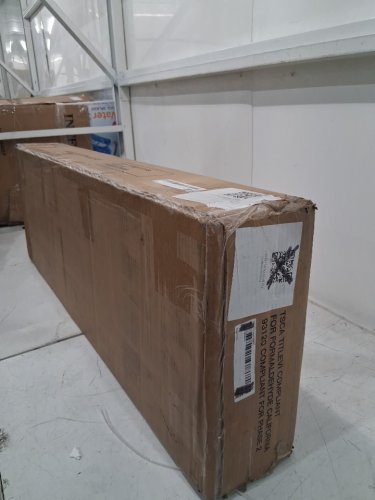 storage shelf with 6 cubbies - 35" x 26" x 14" - white/brown (model: 55sccs6awjhs) image 3