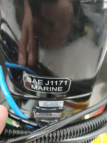 db electrical replacement stainless steel frame trim motor - replacement for mercury mercruiser (model: 430-22152) image 6