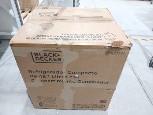 BLACK+DECKER Energy Star Mini Fridge Refrigerator - 19.7" - 1.7Cu.FT - White (Model: bcrk17w) image 3
