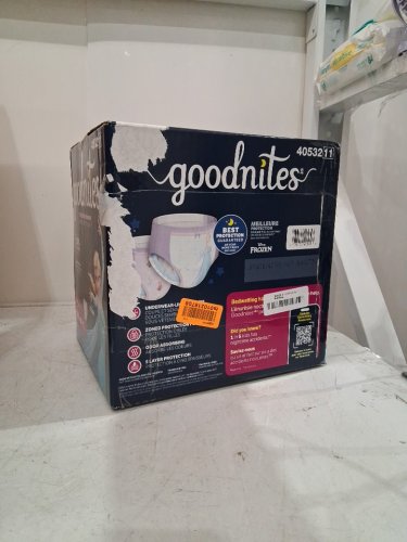 44PK GOODNITES POTTY TRAINING UNDERWEAR FOR GIRLS - SMALL/MEDIUM - FITS SIZES 6-8 - frozen image 4