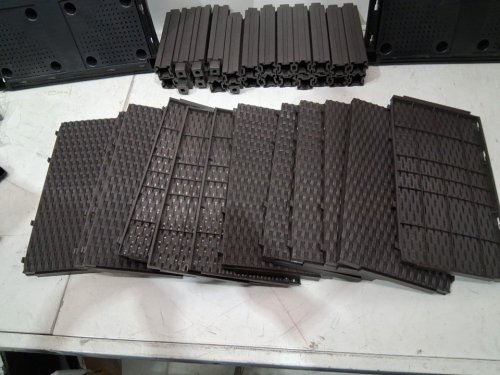 3Pk EMALIE RAISED GARDEN BEDS AND PLANTERS - 15.7" x 15.7" x 16.9" - 6.6gal - 100lb max - brown - (model: tg13-bn-ca) image 4