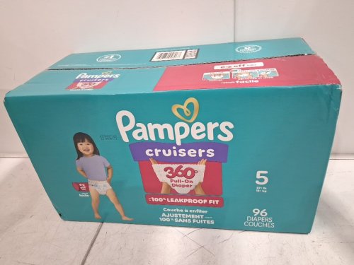 96PK PAMPERS CRUISERS 360 PULL ON DIAPERS - SIZE 5 (MODEL:21366829) image 2