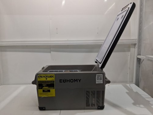 EUHOMY car electric refrigerator cooler with app control - 32qt - 12v - grey (MODEL: cf001-35GR-CAEH)) image 2