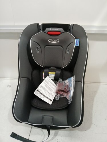 Graco Contender 65 Convertible Car Seat with Rear‑to‑Forward 5‑Point Harness (5–65 lb), No‑Rethread Simply Safe Adjust, Machine‑Washable Pad and Cup Holder - grey (MODEL : 2061867) image 4