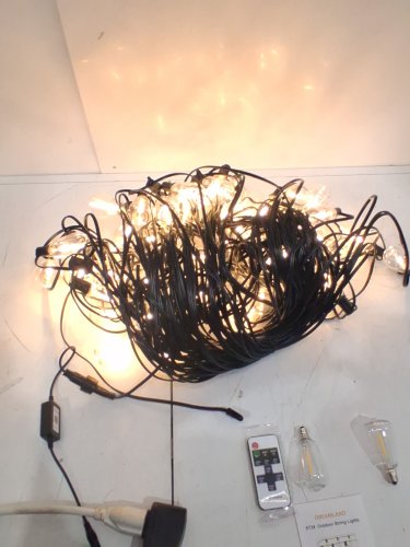 DREAMLAND Smart LED Outdoor String Lights WITH Remote Control AND APP CONTROL - 200FT - BLACK/WARM LIGHT (MODEL: ST38) image 4