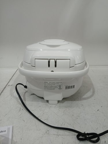 MIDEA LOW SUGAR FUNCTION RICE COOKER WITH STAINLESS STEEL STEAMER - 6 CUP - WHITE (MODEL: 1993090) image 8