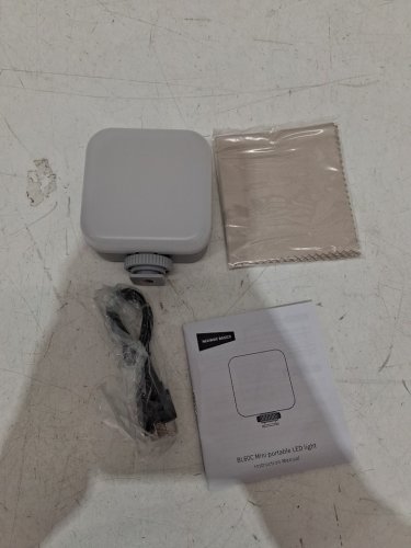 otrest Magnetic RGB LED Small Camera Panel 360° Video Light for live streaming - 2500k-9000k - white (model: bl60c) image 3