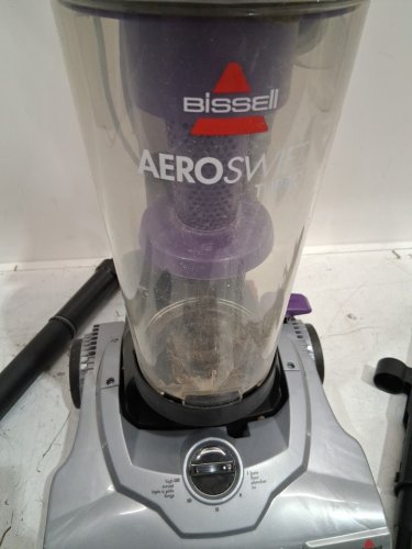 BISSELL AEROSWIFT TURBO UPRIGHT VACUUM WITH CLEANING TOOLS - PURPLE/GREY (MODEL: 1808B) image 4