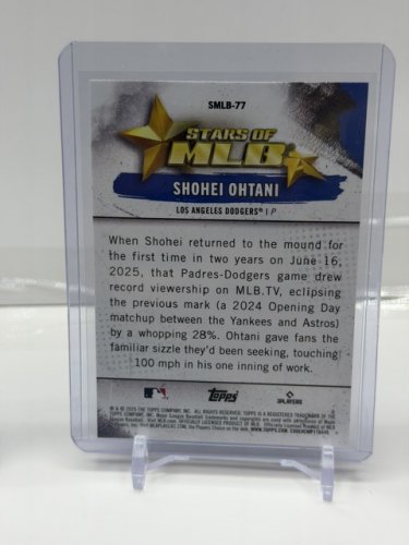 4 ASSTD SHOHEI OHTANI TOPPS BASEBALL CARDS image 5