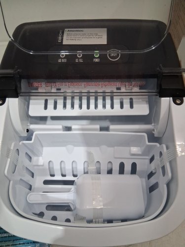 EUHOMY COUNTERTOP ICE MAKER MACHINE - MAKES 26LB/DAY - BLACK (MODEL: IM-06D / IM001-BBL-CAEH) image 3