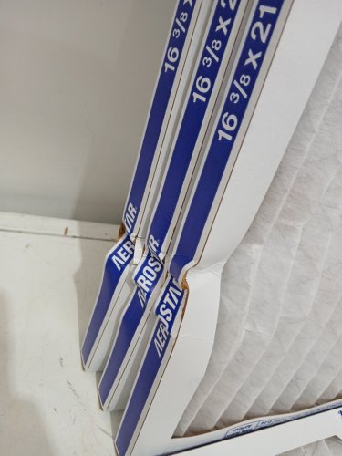 5PK Aerostar Pleated Air Filter - MERV 13 - 16-3/8" x 21-1/2" x 1 - WHITE image 2