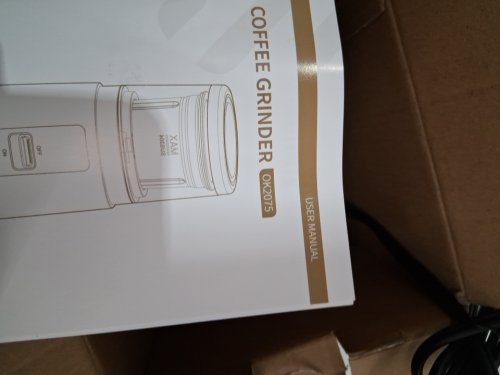shardor electric plug in coffee grinder  stainless  -steel / black  (model: ok2075) image 4