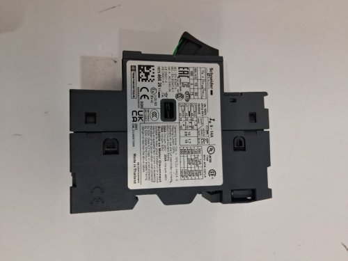 schneider electric button control TeSys/Deca thermal magnetic Motor circuit breaker with screw clamp terminals- 3P/ 9A to 14A - grey - (model: GV2ME16) image 3