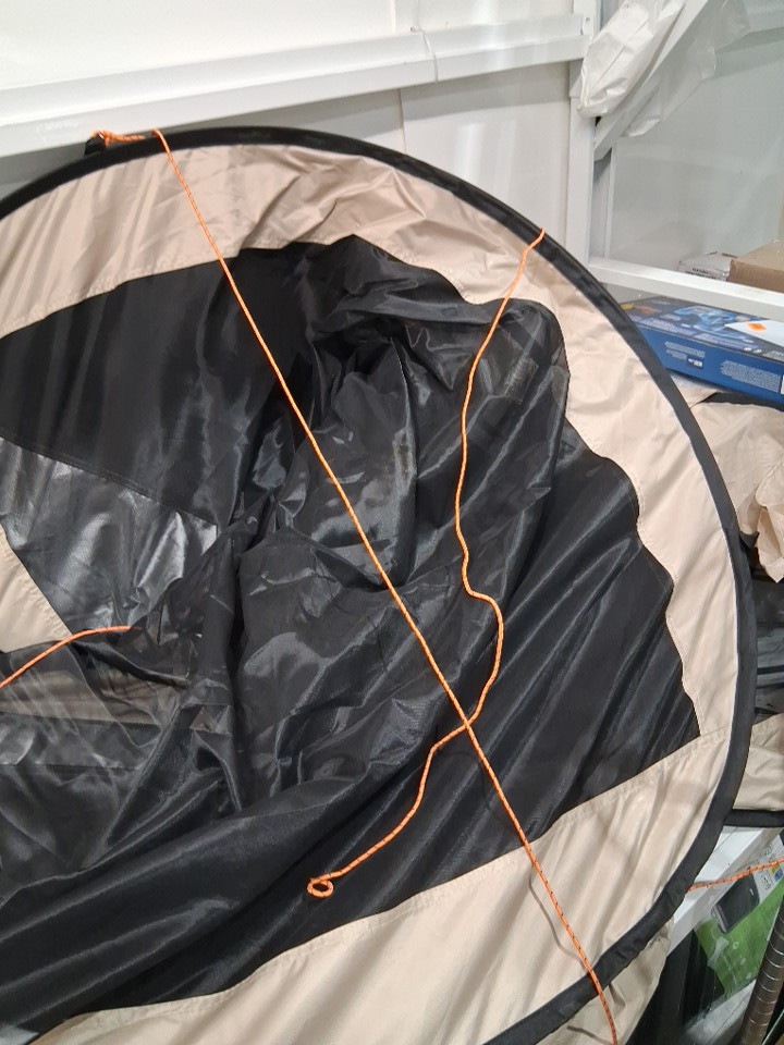 Waterproof MESH Outdoor Pop-up Sports Tent 72" x 76.8" - clear/brown (model: 121084) image 3