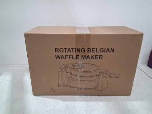BELLA CLASSIC ROTATING NON-STICK WAFFLE MAKER - CHROME/BLACK (MODEL: GH-805/13991) image 7