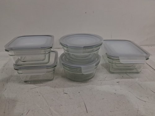 25PC Glasslock Glass Food Storage Set - Clear (model: 2379252) image 4