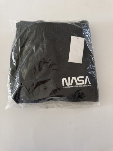 MEN'S LICENSED NASA JOGGER - SMALL - BLACK/WHITE (STYLE: NASAA0IMBJ) image 2