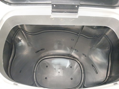 procosia hands free trash can with built in motion censor - 82l - stainless steel (model: tc-2180r-ss) image 7