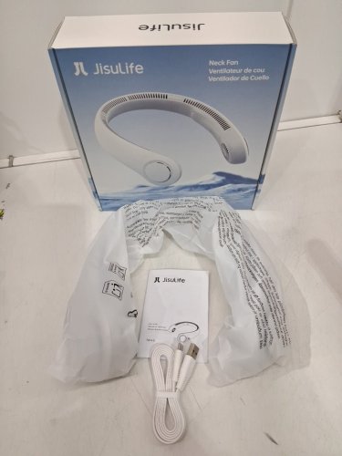 Jisulife LIFE4 5-Speed portable neck fan - OSFM - White (model: fa14-s) image 2