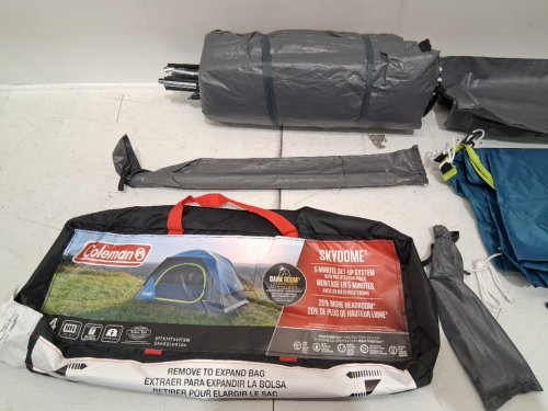 COLEMAN SKYDOME 4 PERSON water-resistant TENT - DARKROOM/multicolor (MODEL: 2000038173) image 5