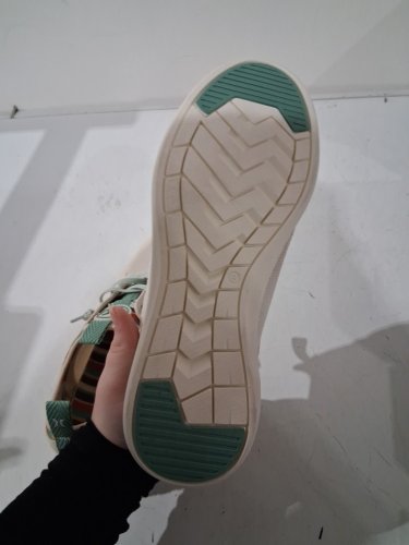 women's hurley two tone slip-on sneaker - size 8 - grey/green/beige (Style : 5566708) image 4