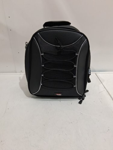kemi moto Waterproof motorcycle tail bag with waterproof rain cover - black (mdoel: F1116-06705-BK) image 3