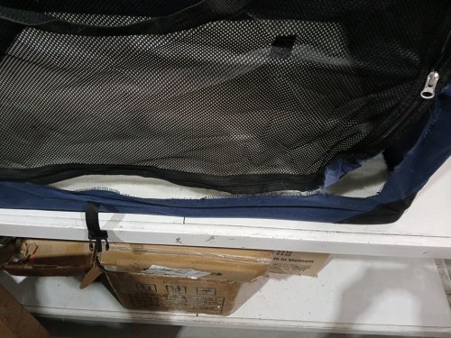 Feandrea Foldable Pet Carrier Bag, 40" x 27" x 27" - blue (model: PDC80Z) image 7